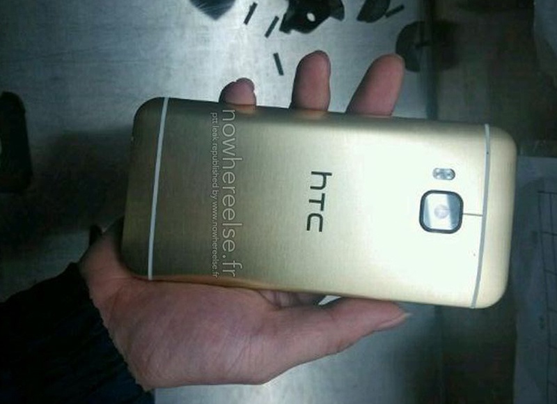 Anh thuc te cua HTC One M9 mau vang xuat hien hinh anh