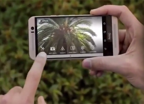 Chua ra mat, video quang cao HTC One M9 da xuat hien hinh anh