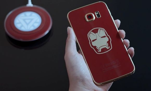 Samsung cong bo Galaxy S6 Edge ban Iron Man hinh anh