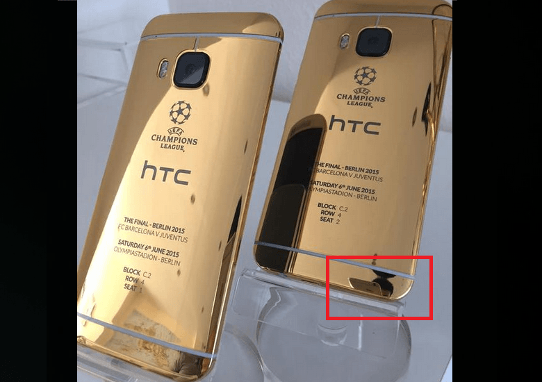 HTC dung anh chup tu iPhone gioi thieu One M9 ban doc hinh anh