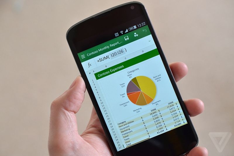 Ung dung Office cho tai ve tren dien thoai Android hinh anh