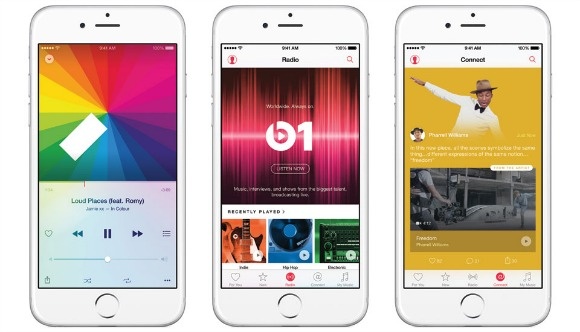 iOS 8.4 chính thức phát hành với Apple Music. Ảnh: Gsmarena.
