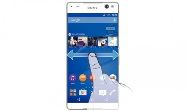 Xperia C5 Ultra lo thiet ke khong vien hinh anh