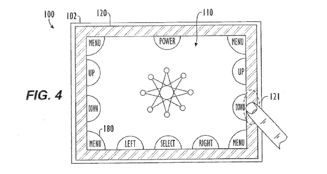 Bản vẽ phác thảo mô tả bằng sáng chế của Apple.