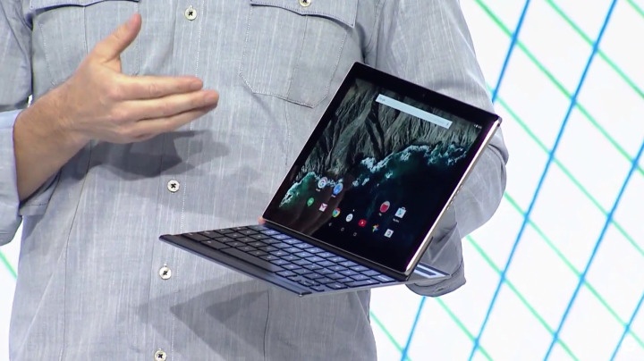 Google gioi thieu tablet Pixel C tu san xuat hinh anh