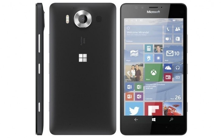 Chân dung chiếc Lumia 950.