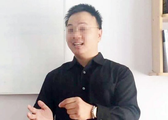 Trần Lâm cũng xuất hiện trong một video hướng dẫn sử dụng phần mềm spam inbox - Ảnh: Facebook nhân vật