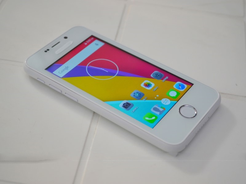 Mo hop smartphone 4 USD co thiet ke giong iPhone 6 hinh anh