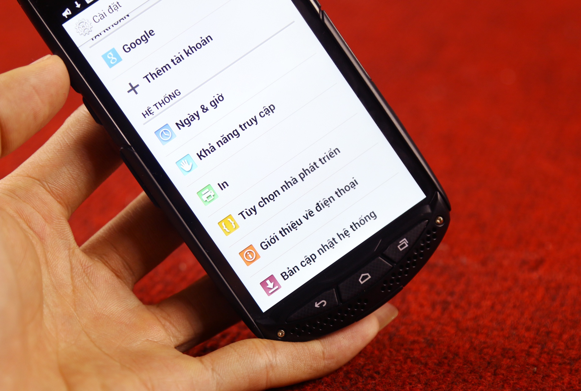 Di dong noi dong coi da Kyocera Brigadier anh 11