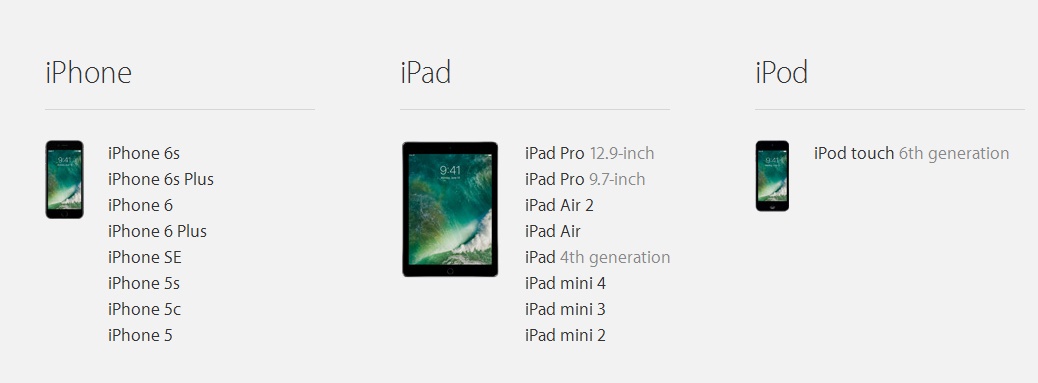 iOS 10 hỗ trợ máy nào ảnh 1 iOS 10 ho tro may nao anh 1