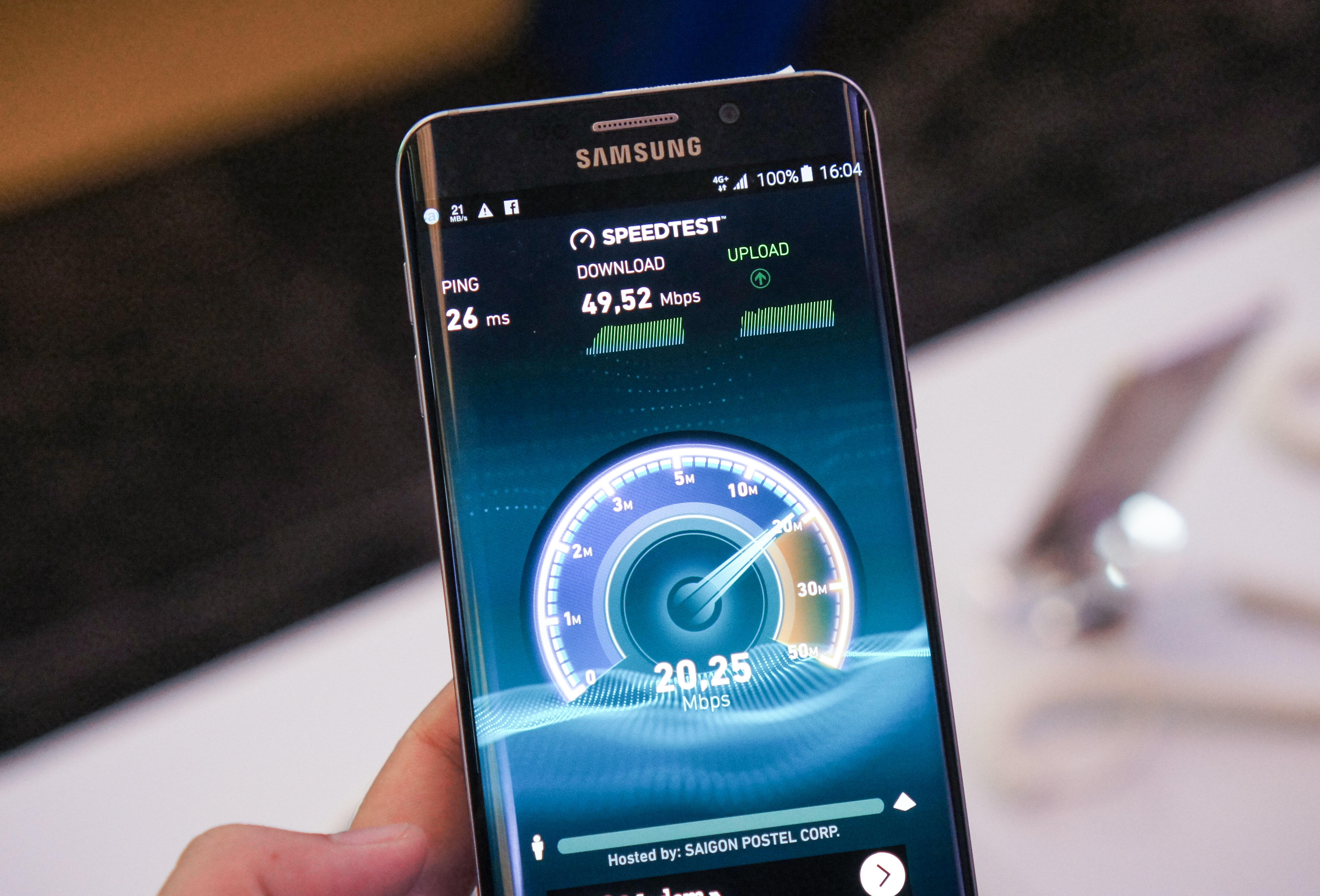 Thu nghiem toc do 4G MobiFone hinh anh