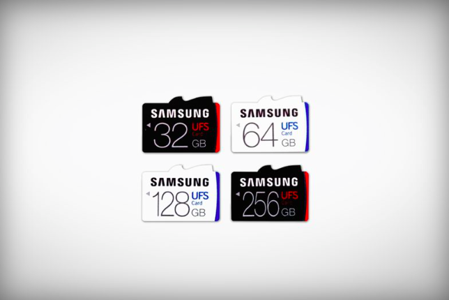 Samsung ra the nho UFS dau tien thay the the microSD hinh anh