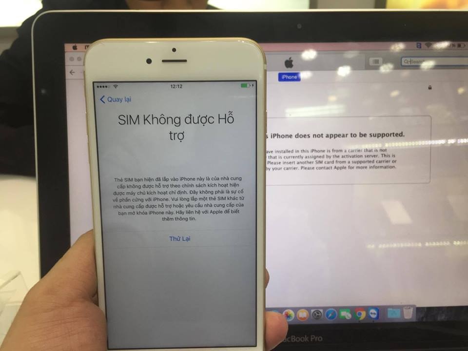 Nhieu iPhone xach tay tai VN bong dung khong nhan SIM hinh anh