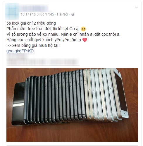 iPhone 5s khoa mang gia 2 trieu anh 2