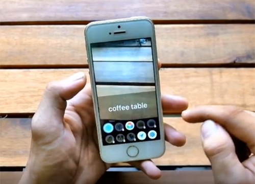 Ung dung doc ten do vat cho nguoi khiem thi hinh anh