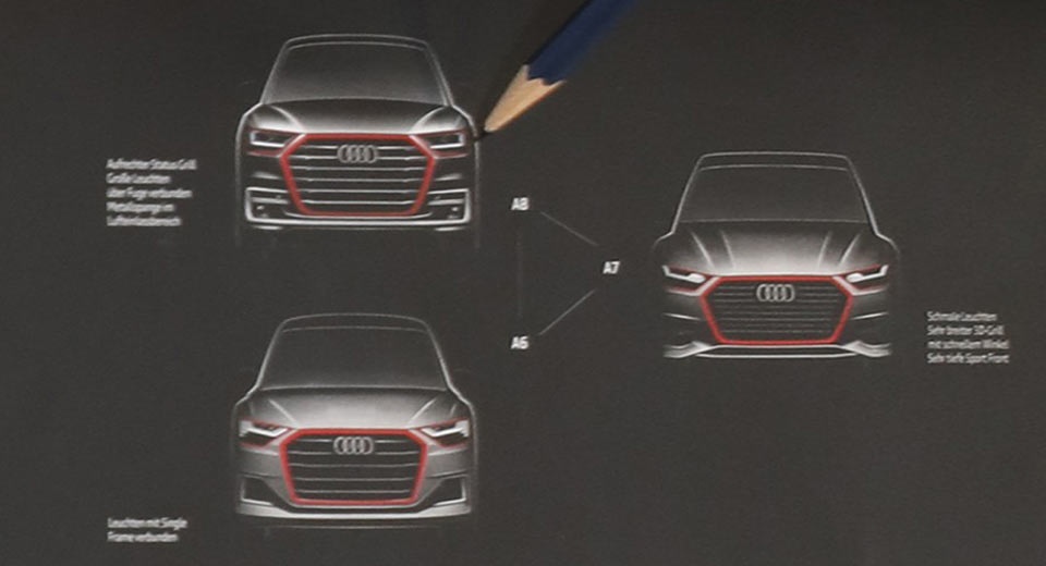 Audi A6, A7, A8 the he moi lan dau lo thiet ke hinh anh