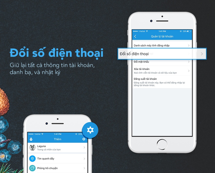 Cach doi so dien thoai khong mat tai khoan tren Zalo hinh anh