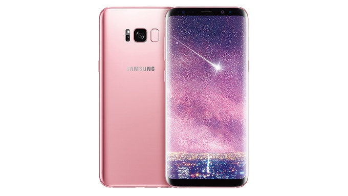 Samsung cong bo Galaxy S8+ mau hong hinh anh
