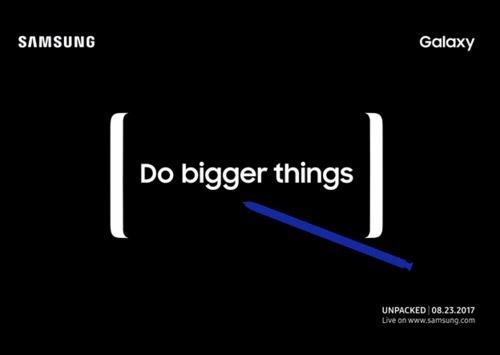 Samsung gui thu moi su kien Unpacked ngay 23/8: Note 8 ra mat? hinh anh