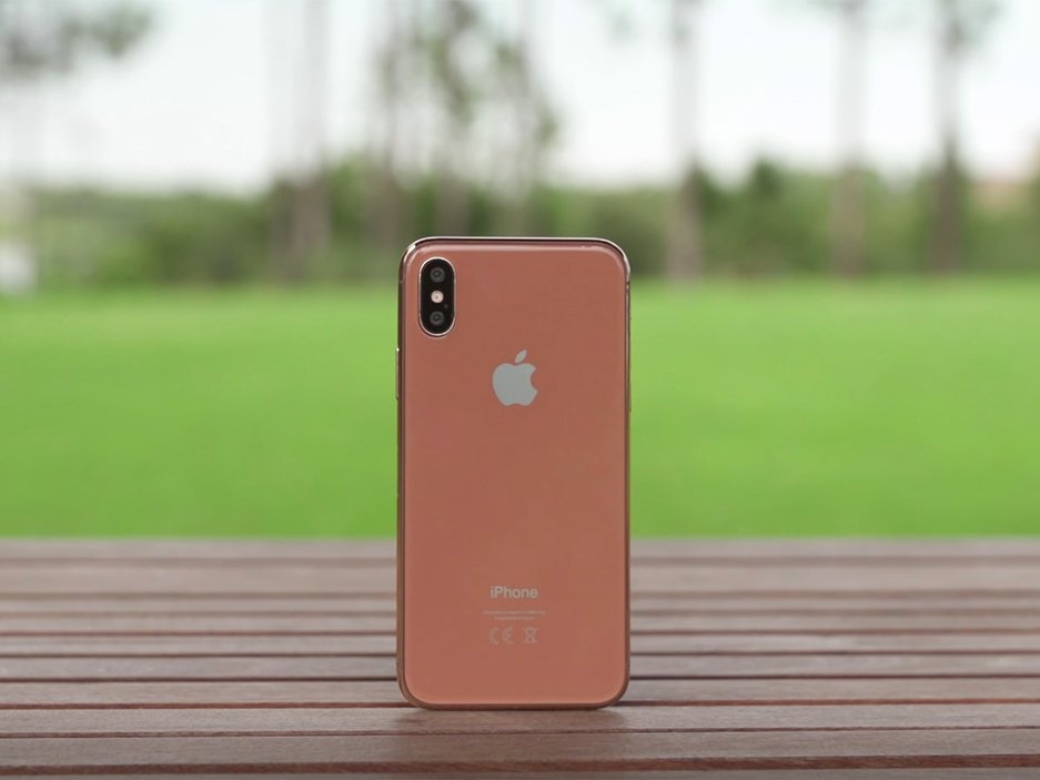 iPhone 8 mau moi co ten goi Blush Gold hinh anh