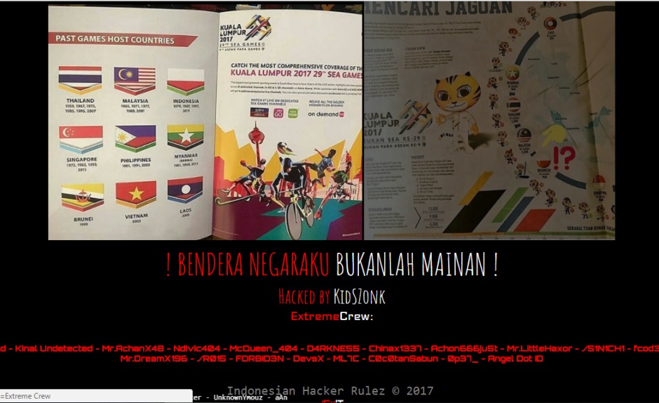 Website Malaysia bi tan cong vi su co in nham co tai SEA Games hinh anh