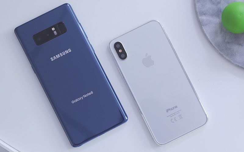 Galaxy Note 8 do dang ban mau iPhone 8 hinh anh
