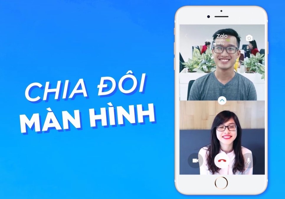 Tinh nang chia doi man hinh cua Zalo Call hinh anh