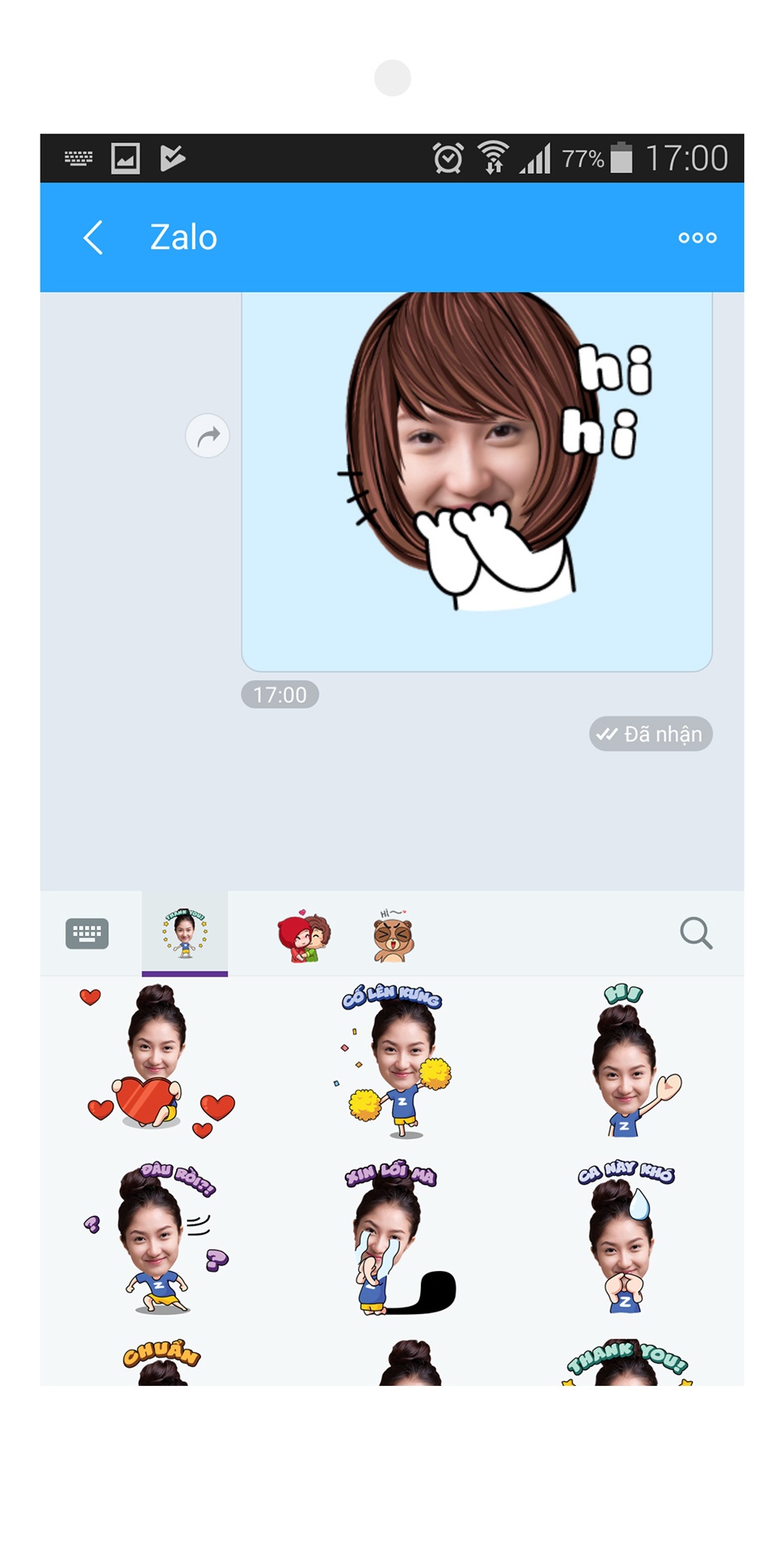 Ứng dụng tạo ảnh sticker cá nhân Zamoji ảnh 1 Ung dung tao anh sticker ca nhan Zamoji anh 1