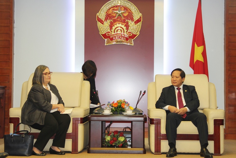 Bo truong Truong Minh Tuan tiep Doan cong tac cap cao Google hinh anh