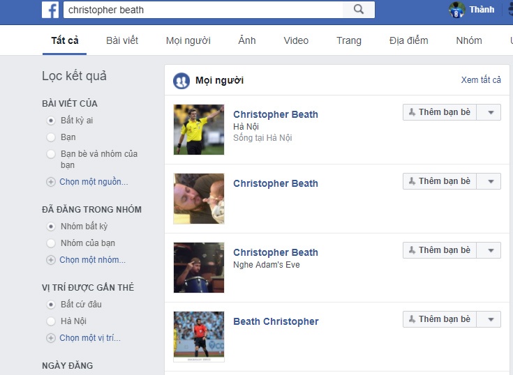 Dân mạng lập Facebook trọng tài Chris Beath ảnh 1 Dan mang lap Facebook trong tai Chris Beath anh 1