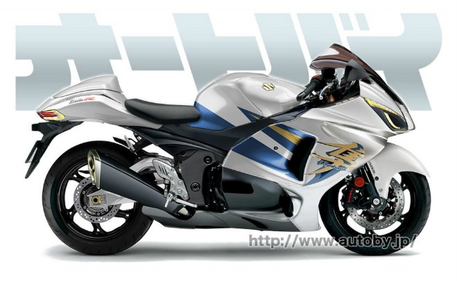 Thần gió Suzuki Hayabusa mới sắp ra mắt ảnh 1 Than gio Suzuki Hayabusa moi sap ra mat anh 1