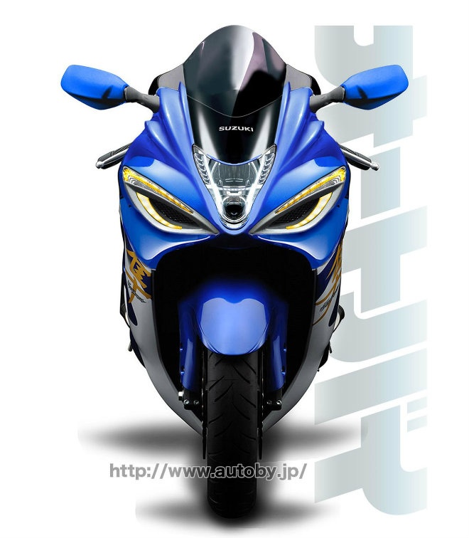 Thần gió Suzuki Hayabusa mới sắp ra mắt ảnh 4 Than gio Suzuki Hayabusa moi sap ra mat anh 4