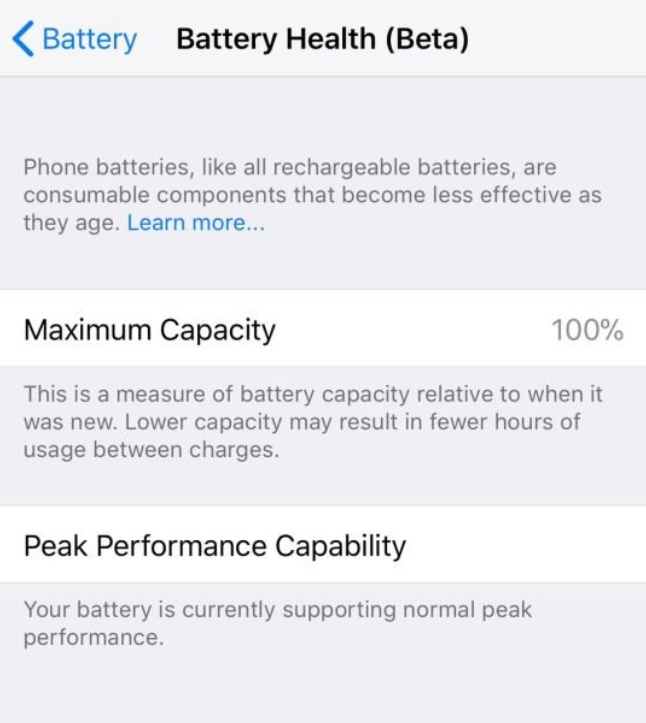 iOS 11.3 cho kiểm tra sức khỏe pin iPhone ảnh 1 iOS 11.3 cho kiem tra suc khoe pin iPhone anh 1