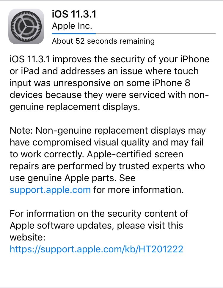 iOS 11.3.1 phat hanh anh 1