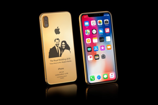 iPhone X phien ban ‘dam cuoi Hoang gia’ gia 4.000 USD hinh anh