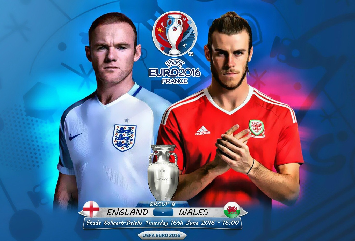 Lich thi dau Euro 2016 va doi hinh - Tuyen Anh hinh anh