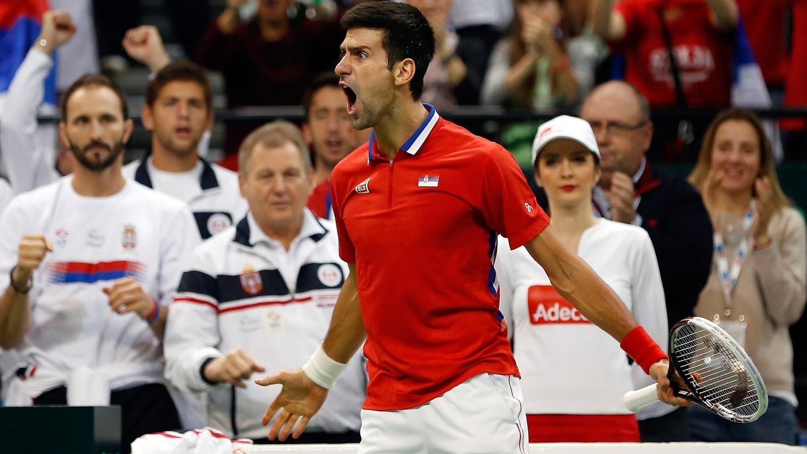 Quyết định không dùng Djokovic ở trận đôi nam tại chung kết Davis Cup 2013 từng khiến Serbia trả giá. Ảnh: Getty Images.