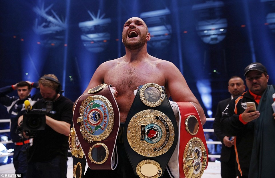 Tyson Fury sẽ thay Wladimir Klitschko để thống trị làng quyền anh? Ảnh: Reuters.
