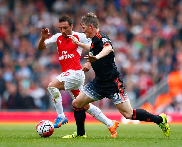 Schweinsteiger là thủ lĩnh khu trung tuyến của MU. Ảnh: Getty Images.