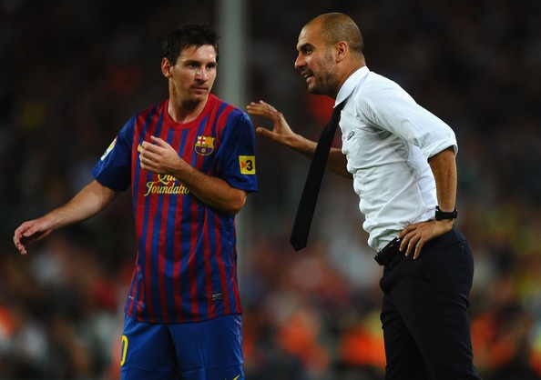 Pep Guardiola có Messi khi dẫn dắt Barcelona và đó là vũ khí lợi hại nhất của ông.