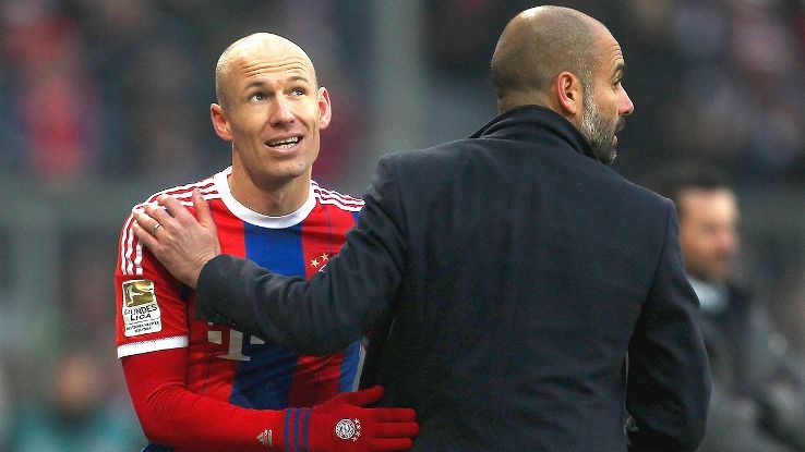Robben khi ở thể trạng tốt nhất là vũ khí lợi hại của Pep Guardiola.