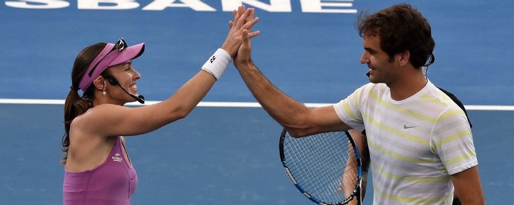 Federer sẽ đánh cặp với Martina Hingigs ở Olympics Rio 2016.