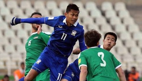 Thai Lan di tiep o vong loai World Cup sau tran hoa Iraq hinh anh