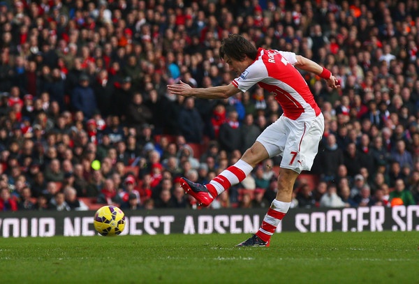 Tomas Rosicky roi Arsenal anh 1