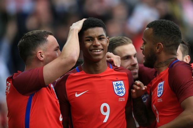 Marcus Rashford lay ve EURO 2016 cua Drinkwater va Townsend hinh anh