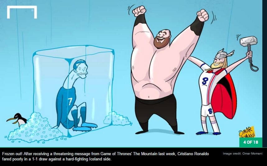 Ronaldo run rẩy trước 'Thor', Modric dùng bia dập lửa ảnh 4 Ronaldo run ray truoc 'Thor', Modric dung bia dap lua anh 4