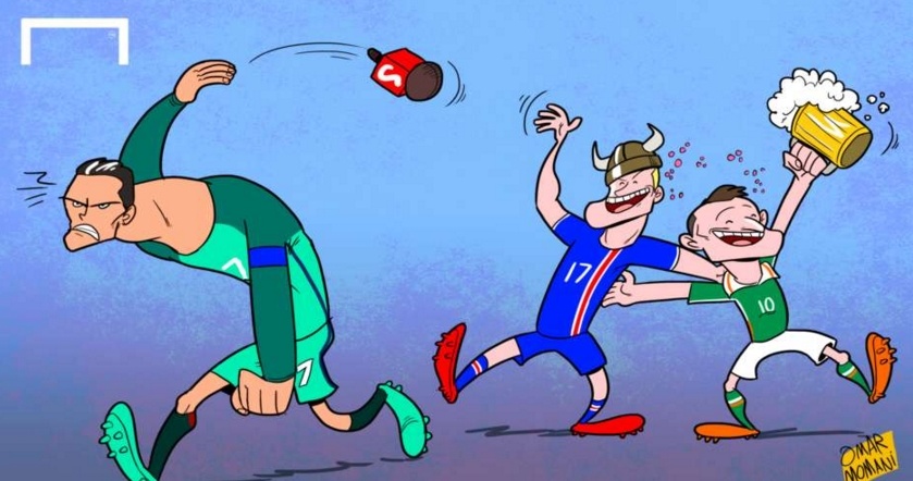 Ronaldo ben len trong tranh  biem hoa anh 2