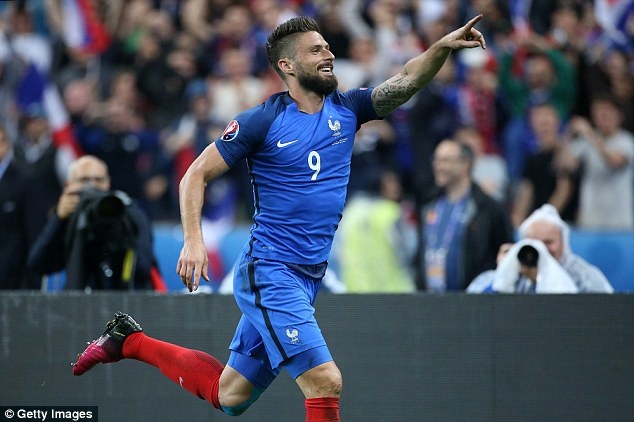 Giroud trước nguy cơ lỡ trận gặp Đức ảnh 1 Giroud truoc nguy co lo tran gap Duc anh 1