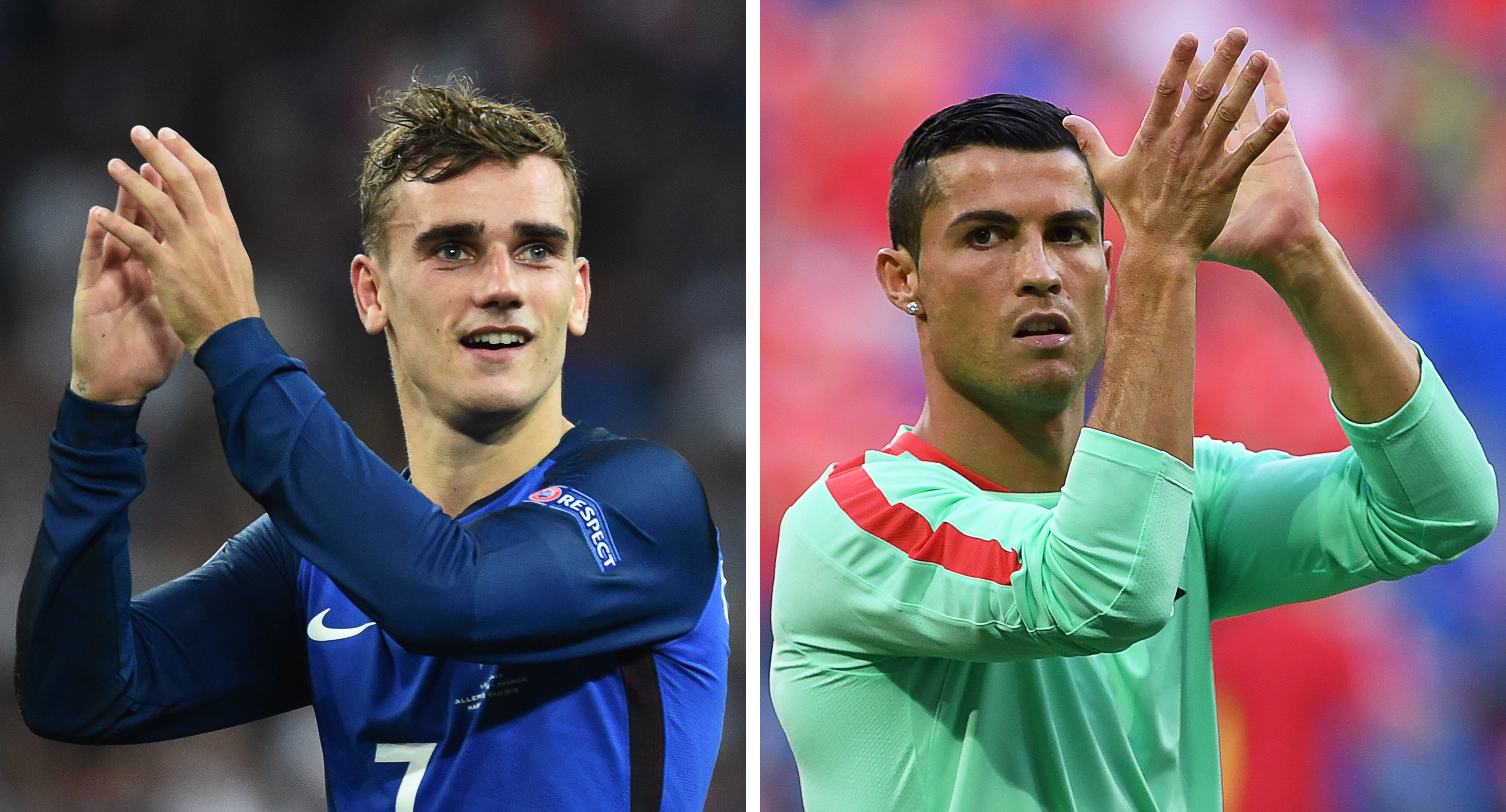Ronaldo - Griezmann: Ngay hai so 7 kieu dung gap nhau hinh anh