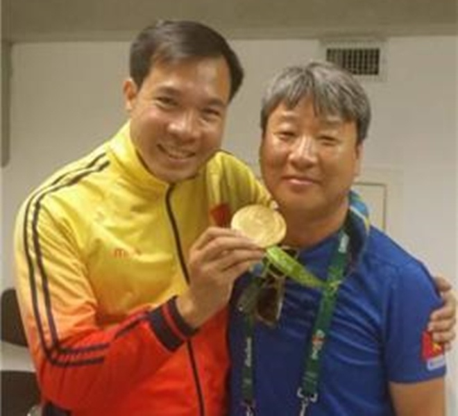 Hoàng Xuân Vinh giành huy chương vàng Olympics ảnh 1 Hoang Xuan Vinh gianh huy chuong vang Olympics anh 1